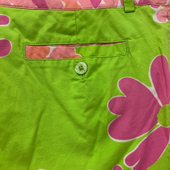 Pantalon Capri Cropped Lilly Pulitzer - Taille 6 - Imprimé Perroquets Lumineux
